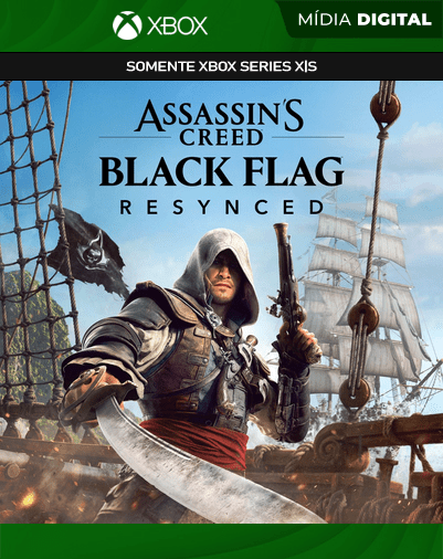 Assassin’s Creed Black Flag Resynced Xbox Series XS Mídia Digital
